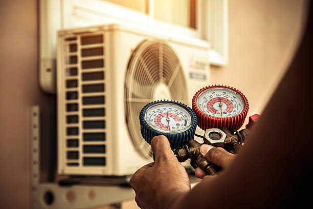Professional Ac Installation technician working in Zieglerville, PA
